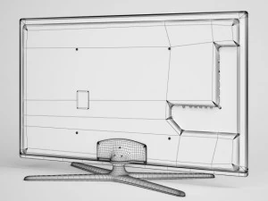 tv flatscreen cgaxis electronics 01 3D Model