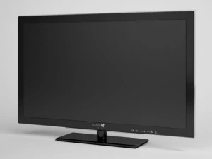 tv tela plana cgaxis eletr&ocirc;nica 02 Modelo 3D