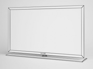 flatscreen tv cgaxis electronics 03 Modèle 3D