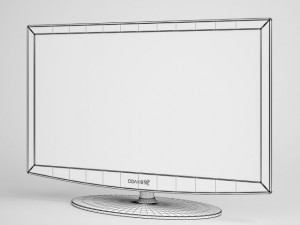 tv flatscreen cgaxis electronics 04 Model 3D