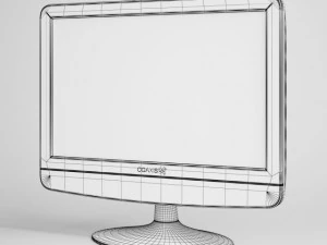 flatscreen tv cgaxis electronics 05 3D Model