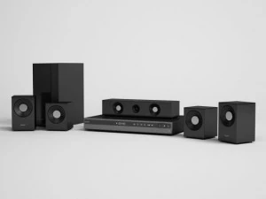 elektronika kina domowego cgaxis 06 Model 3D