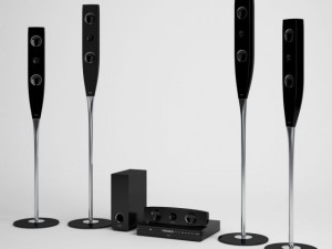 home theater cgaxis electronics 09 3D Model