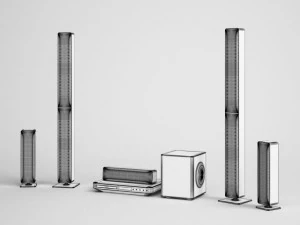 home theater cgaxis electronics 10 3D Model