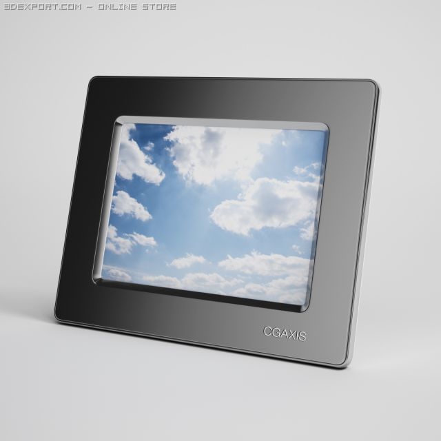 digital frame cgaxis electronics 17 3D Model .c4d .max .obj .3ds .fbx .stl .blend 