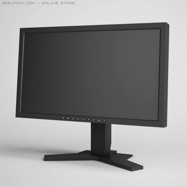 flatscreen monitor cgaxis electronics 20 3D Model .c4d .max .obj .3ds .fbx .stl .blend 