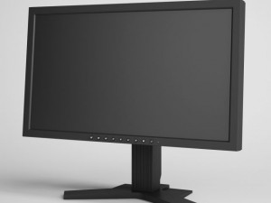 flatscreen monitor cgaxis electronics 20 3D Model
