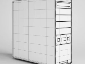 computadora de escritorio electr&oacute;nica cgaxis 21 Modelo 3D