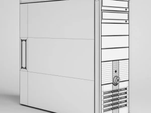 desktop computer cgaxis electronics 23 3D Model