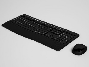 keyboard and mouse cgaxis electronics 26 Modèle 3D