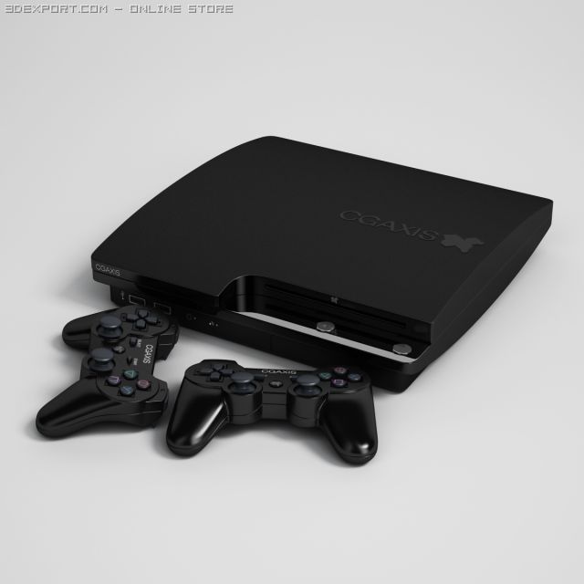 playstation cgaxis electronics 28 Modèle 3D .c4d .max .obj .3ds .fbx .stl .blend 