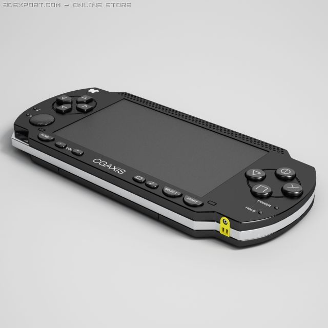 video game cgaxis electronics 29 3D Модель .c4d .max .obj .3ds .fbx .stl .blend