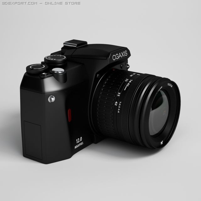 camera cgaxis electronics 34 Model 3D .c4d .max .obj .3ds .fbx .stl .blend 