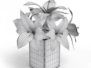 cgaxis models volume 6 flowers 3D Model