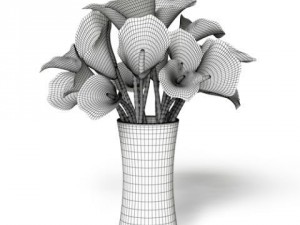 cgaxis models volume 6 flowers Modello 3D