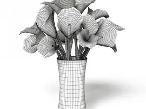 cgaxis models volume 6 flowers 3D Model
