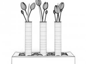 cgaxis models volume 6 flowers Modello 3D