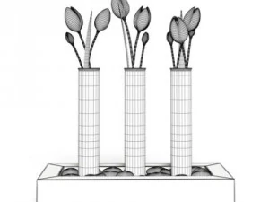 cgaxis models volume 6 flowers 3D Model