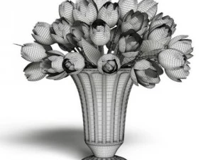 cgaxis models volume 6 flowers 3D Model