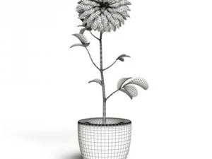 cgaxis models volume 6 flowers 3D Model