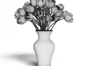 cgaxis models volume 6 flowers 3D Model