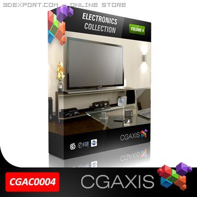 cgaxis models volume 4 electroncs 3D Model .c4d .max .obj .3ds .fbx .stl .blend 
