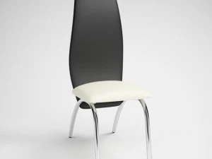 cadeira lateral contempor&acirc;nea 05 Modelo 3D