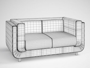 sofa 08 Modelo 3D