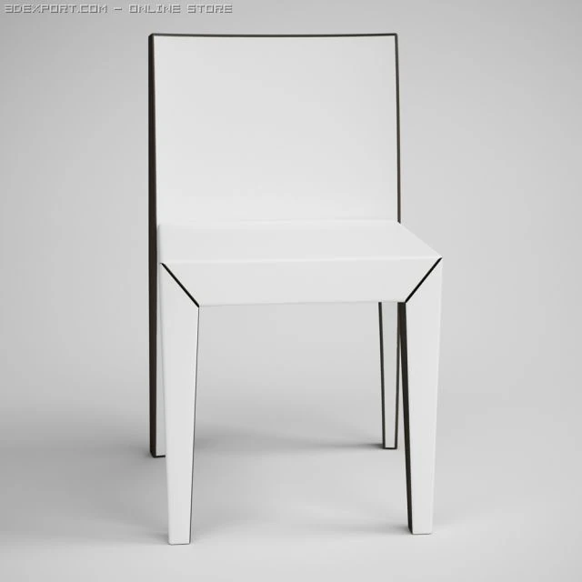 contemporary side chair 12 3D Model .c4d .max .obj .3ds .fbx .stl .blend 