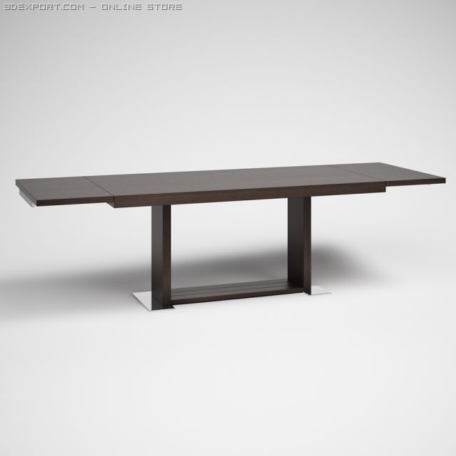 extension rectangular table 13 3D Model .c4d .max .obj .3ds .fbx .stl .blend 