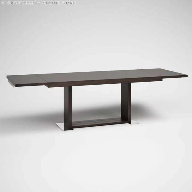 extension rectangular table 13 3D Model .c4d .max .obj .3ds .fbx .stl .blend 
