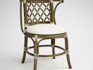 rattan chair 01 3D मॉडल