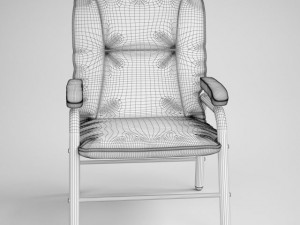 photorealistic armchair 03 Model 3D