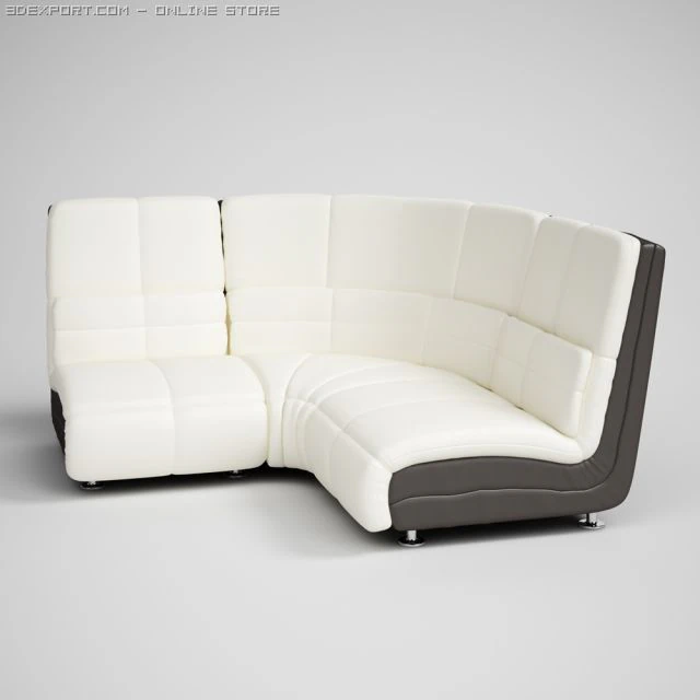 modern corner sofa 16 3D Model .c4d .max .obj .3ds .fbx .stl .blend 