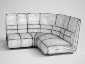 modern corner sofa 16 3D Model