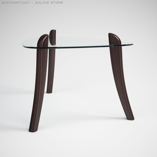 glass topped table 17 Modelo 3D .c4d .max .obj .3ds .fbx .stl .blend 