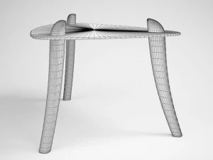 glass topped table 17 3D Model