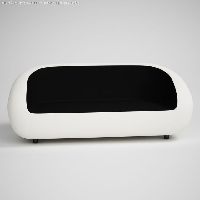 contemporary sofa 19 3D Model .c4d .max .obj .3ds .fbx .stl .blend