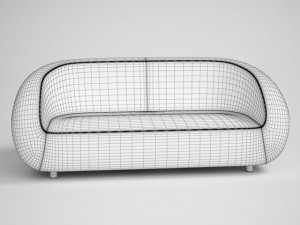 contemporary sofa 19 3D Model