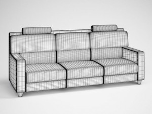 modern sofa 25 3D Model