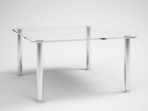 modern glass topped table 30 3D-Modell
