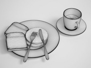 breakfast meal 04 3D Model