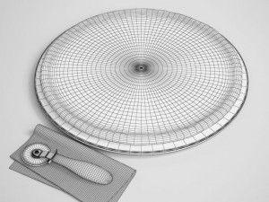 pizza set 06 3D Модель