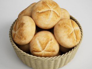 basket of buns 07 3D 모델