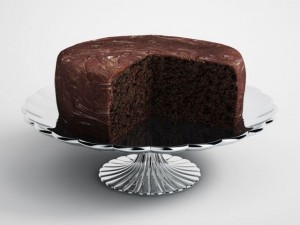 chocolate cake 12 Modelo 3D