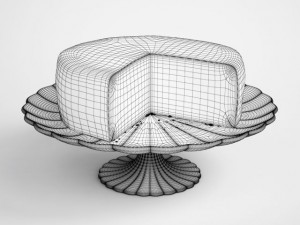 chocolate cake 12 3D Model