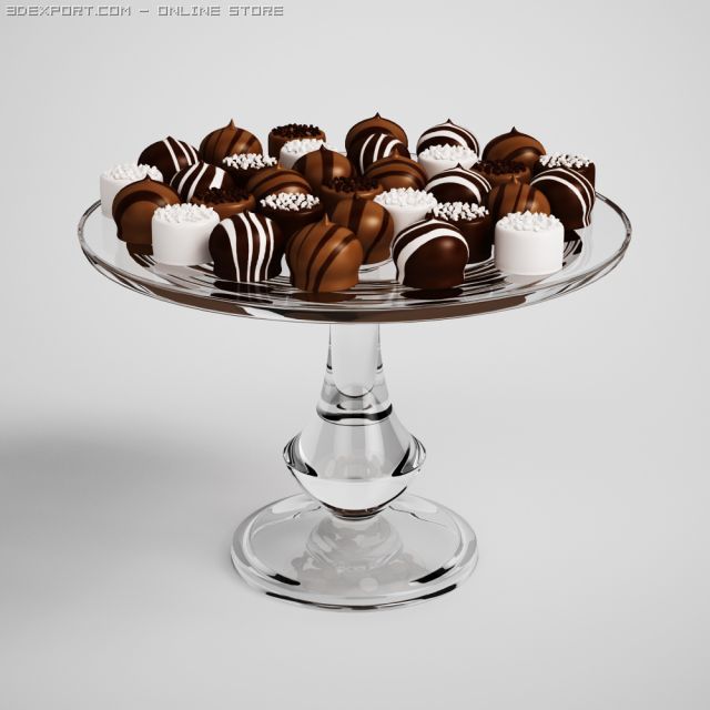 chocolate candy 17 3D-Modell .c4d .max .obj .3ds .fbx .stl .blend 