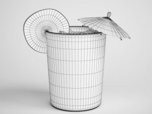 tropical cocktail 18 3D Model