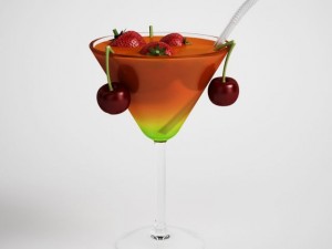 tropical cocktail 19 3D Модель