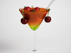 트로피컬 칵테일 19 3D 모델